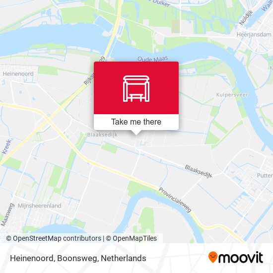 Heinenoord, Boonsweg map