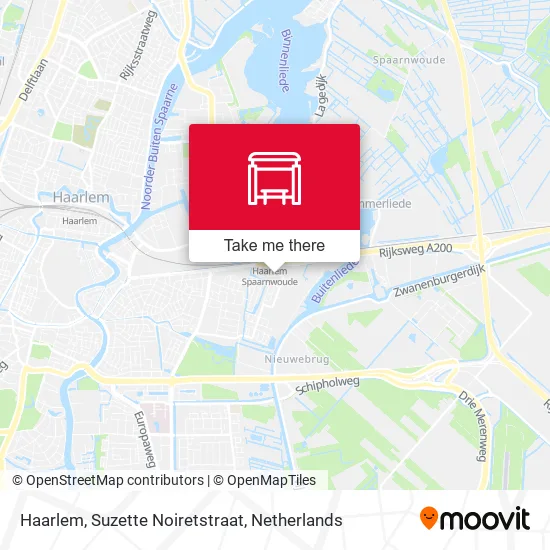 Haarlem, Suzette Noiretstraat map