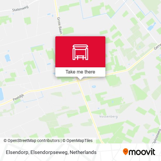 Elsendorp, Elsendorpseweg map