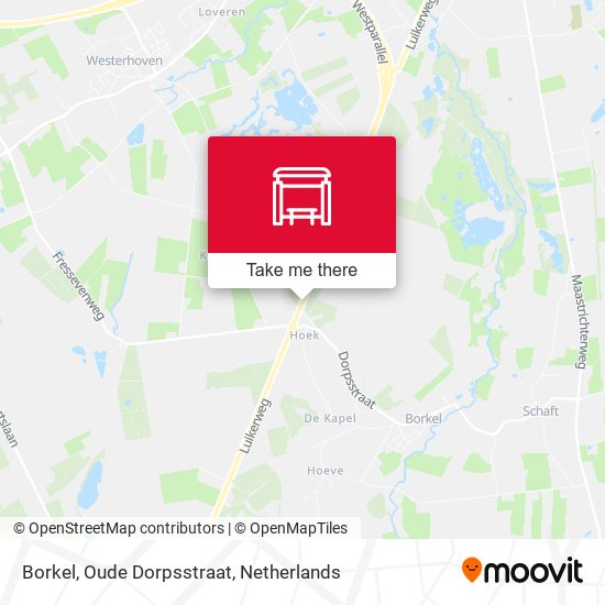 Borkel, Oude Dorpsstraat map