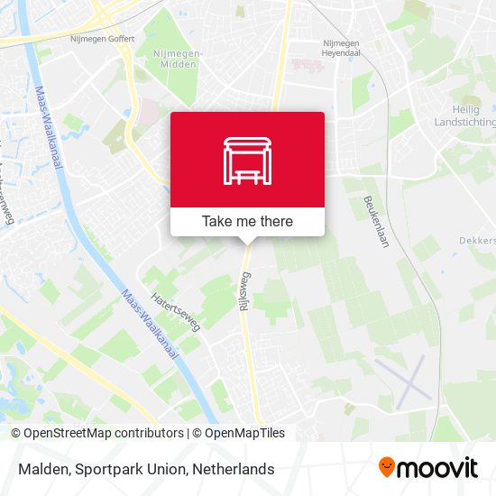 Malden, Sportpark Union map