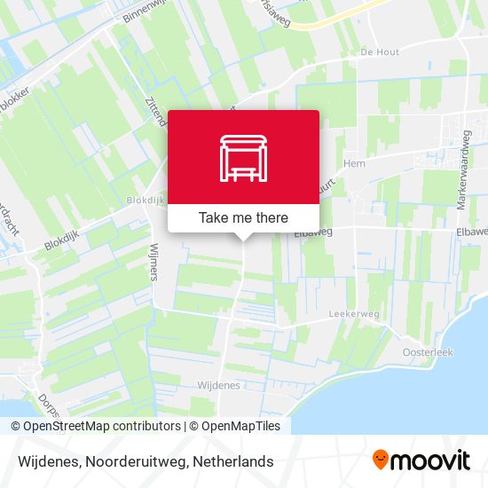 Wijdenes, Noorderuitweg map