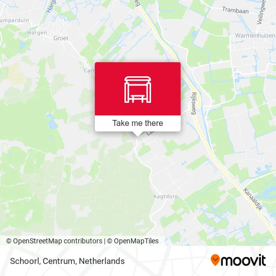 Schoorl, Centrum map