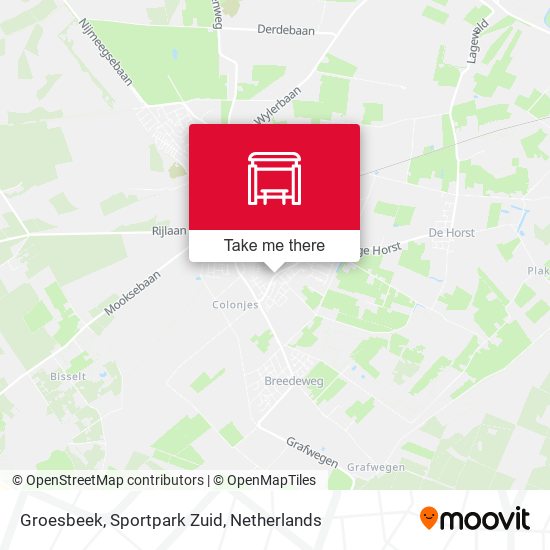 Groesbeek, Sportpark Zuid map