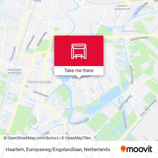 Haarlem, Europaweg / Engelandlaan map