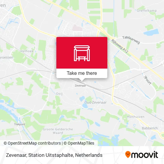 Zevenaar, Station Uitstaphalte map