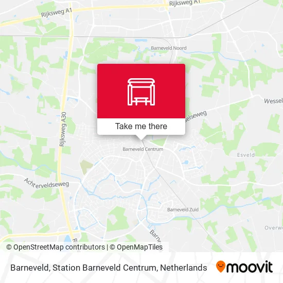 Barneveld, Station Barneveld Centrum map