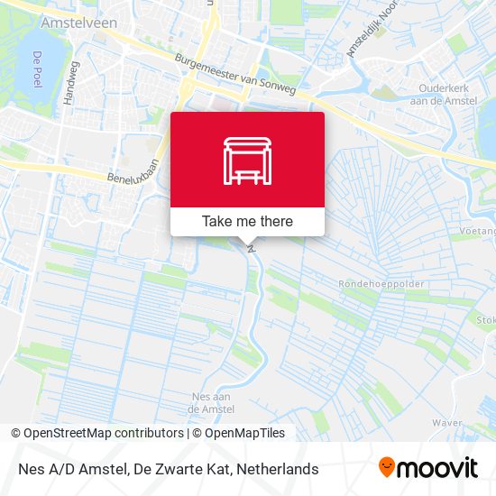 Nes A/D Amstel, De Zwarte Kat map