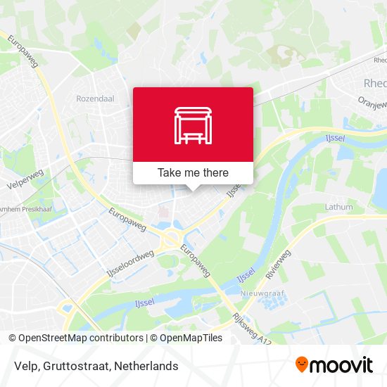 Velp, Gruttostraat map