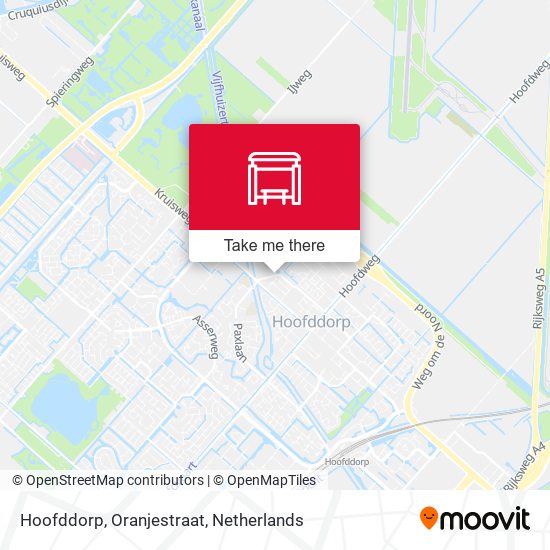 Hoofddorp, Oranjestraat Karte