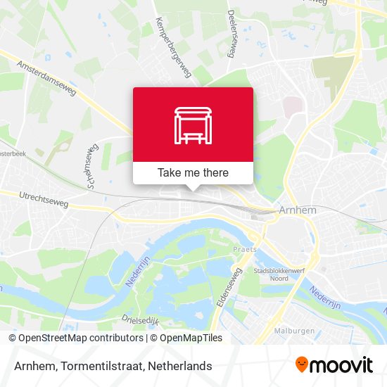 Arnhem, Tormentilstraat map