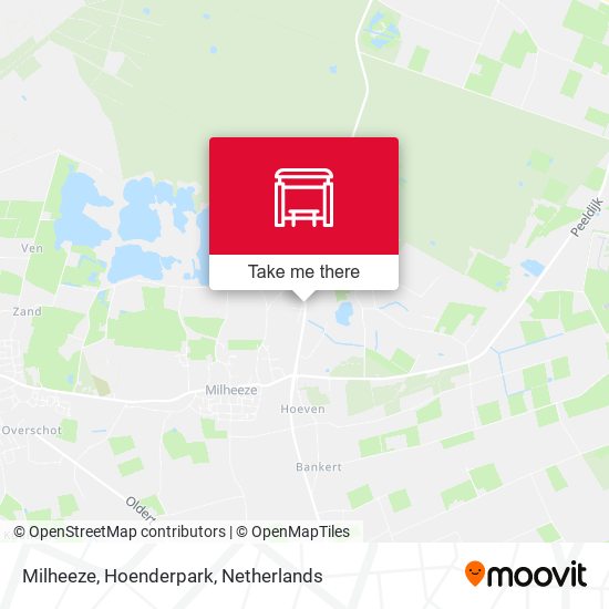 Milheeze, Hoenderpark map