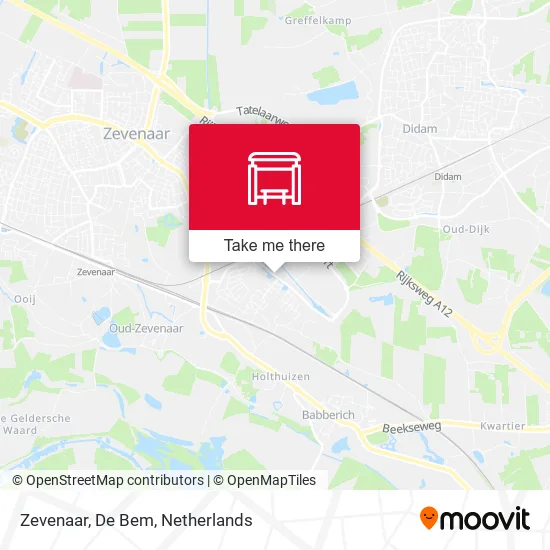 Zevenaar, De Bem map