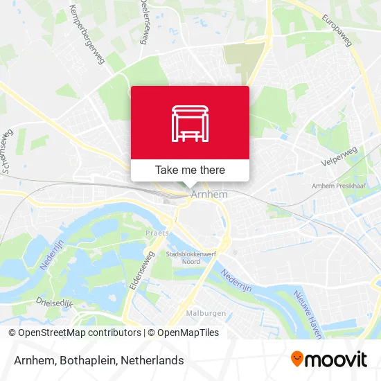 Arnhem, Bothaplein map
