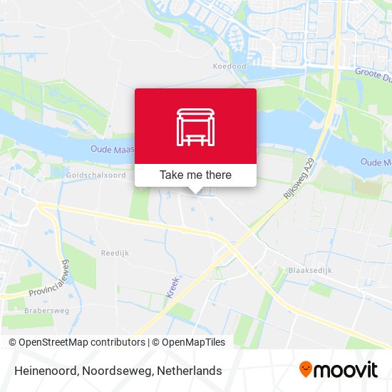 Heinenoord, Noordseweg map