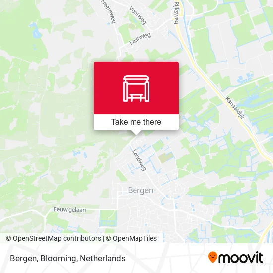Bergen, Blooming map