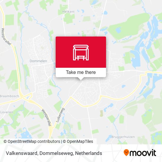 Valkenswaard, Dommelseweg Karte