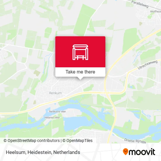 Heelsum, Heidestein map