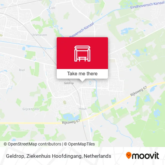 Geldrop, Ziekenhuis Hoofdingang map