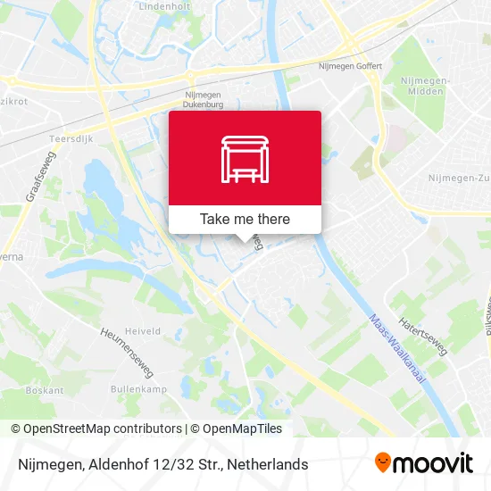 Nijmegen, Aldenhof 12/32 Str. map