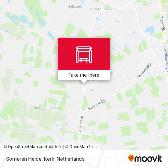 Someren Heide, Kerk map