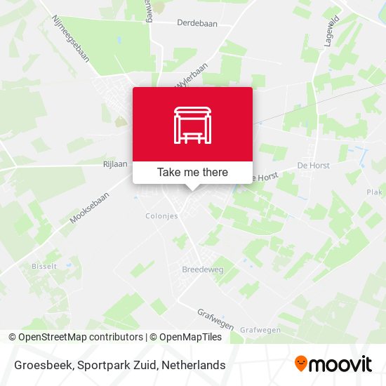 Groesbeek, Sportpark Zuid map