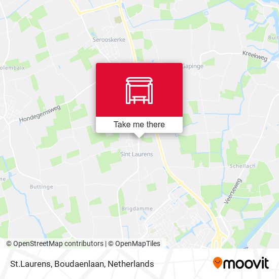 St.Laurens, Boudaenlaan map