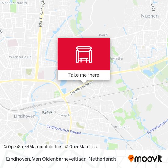 Eindhoven, Van Oldenbarneveltlaan map