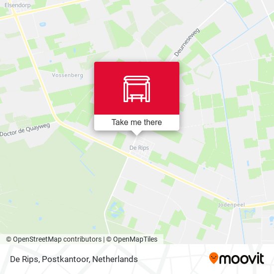 De Rips, Postkantoor map
