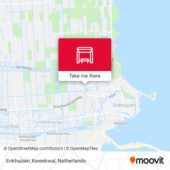 Enkhuizen, Kweekwal map