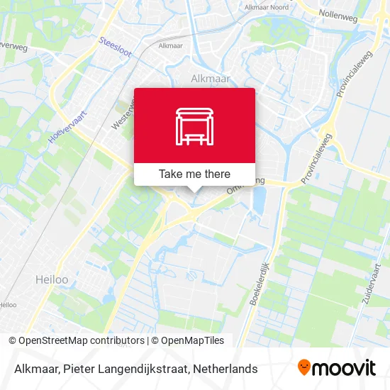 Alkmaar, Pieter Langendijkstraat map