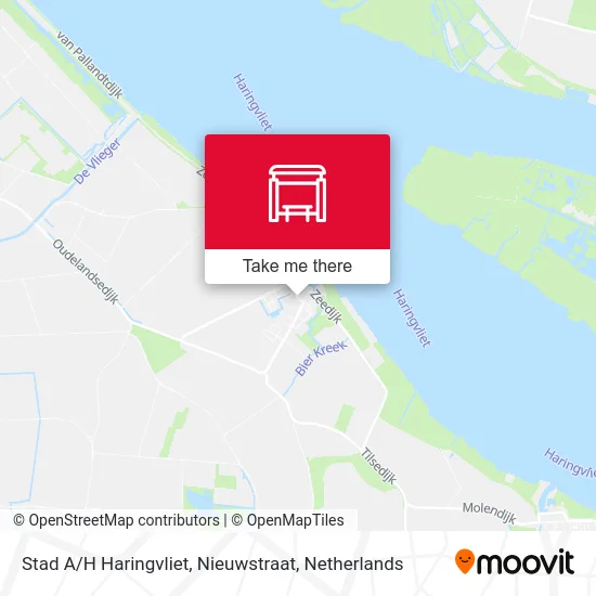 Stad A / H Haringvliet, Nieuwstraat map