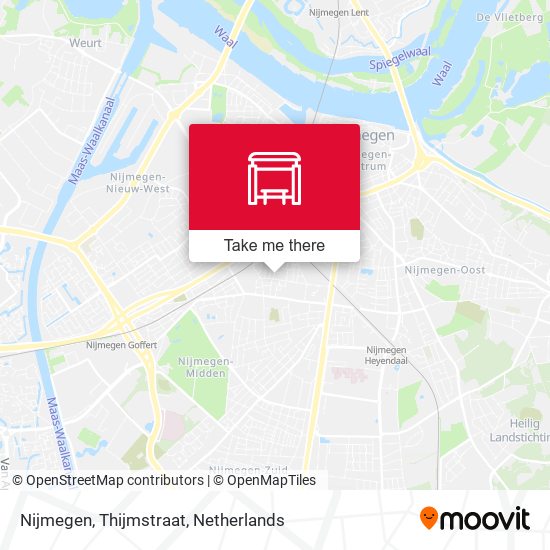 Nijmegen, Thijmstraat map