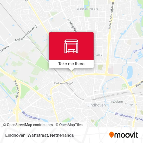 Eindhoven, Wattstraat map