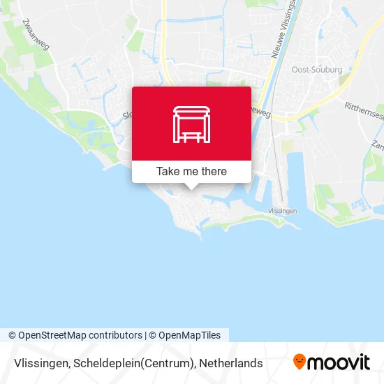 Vlissingen, Scheldeplein(Centrum) map