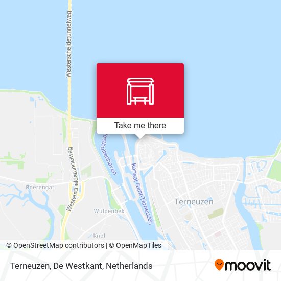 Terneuzen, De Westkant map