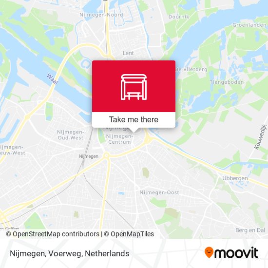 Nijmegen, Voerweg Karte