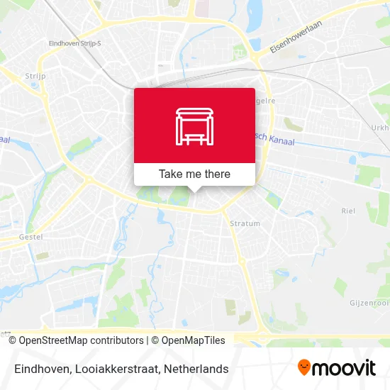 Eindhoven, Looiakkerstraat map
