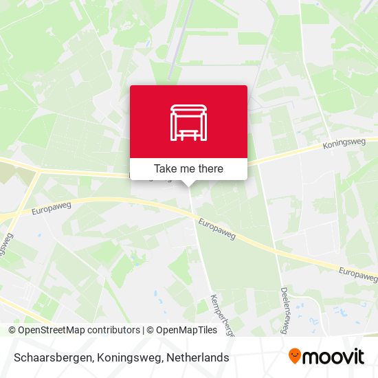 Schaarsbergen, Koningsweg map