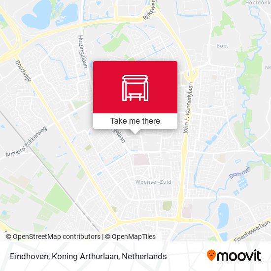 Eindhoven, Koning Arthurlaan map