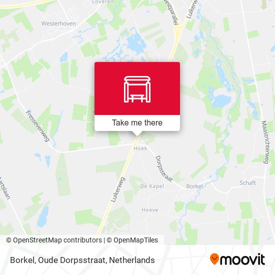Borkel, Oude Dorpsstraat map
