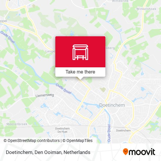 Doetinchem, Den Ooiman map