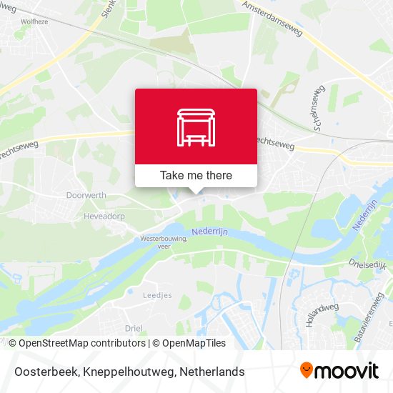 Oosterbeek, Kneppelhoutweg map