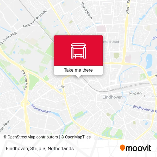 Eindhoven, Strijp S Karte