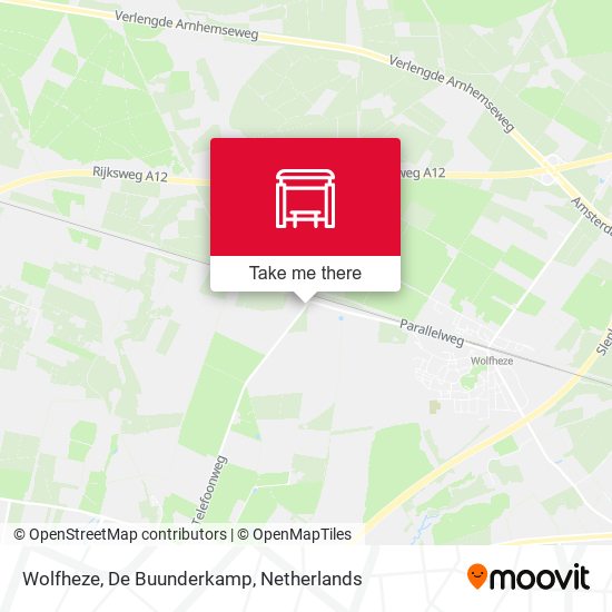 Wolfheze, De Buunderkamp map
