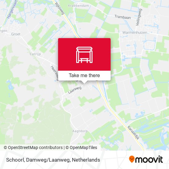 Schoorl, Damweg/Laanweg map
