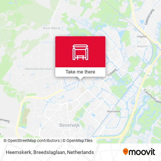 Heemskerk, Breedslaglaan map