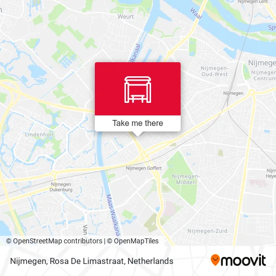 Nijmegen, Rosa De Limastraat map