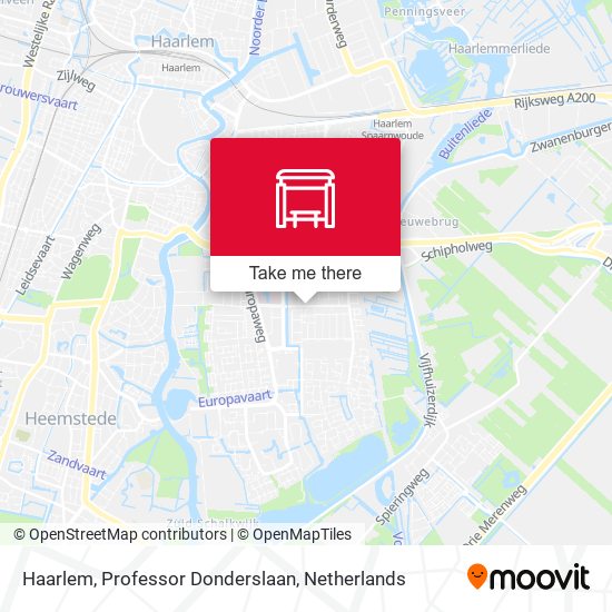 Haarlem, Professor Donderslaan map