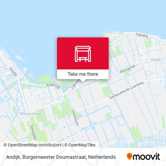 Andijk, Burgemeester Doumastraat map